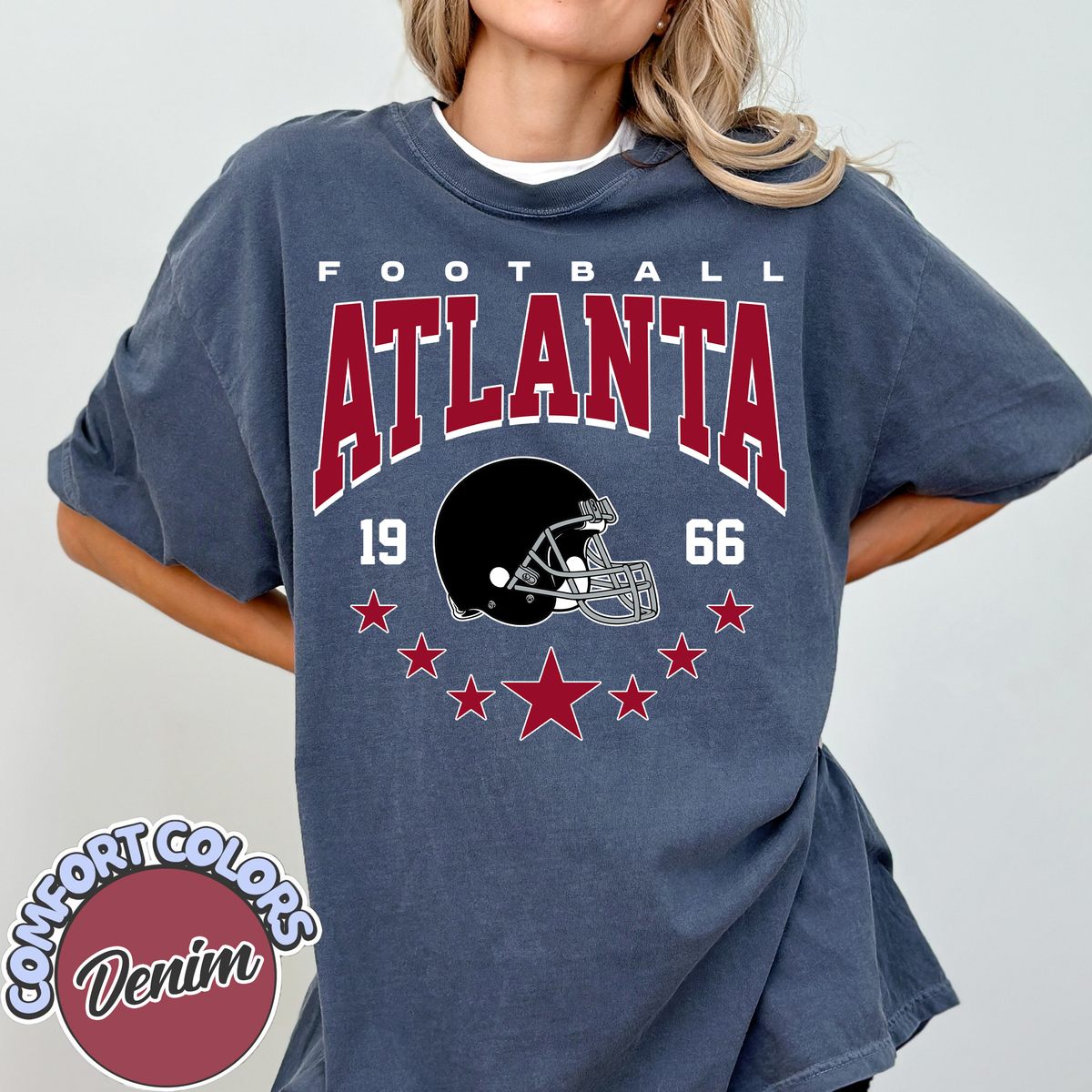 Unisex Atlanta football vintage t-shirt for men and women