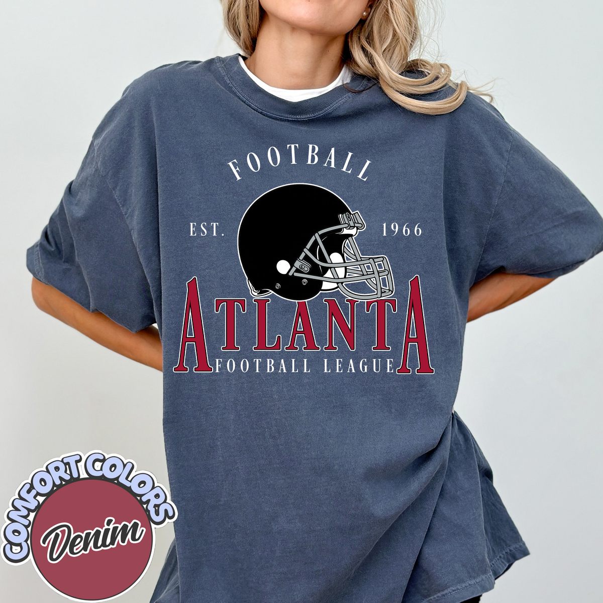 Unisex Atlanta football vintage t-shirt for men and women