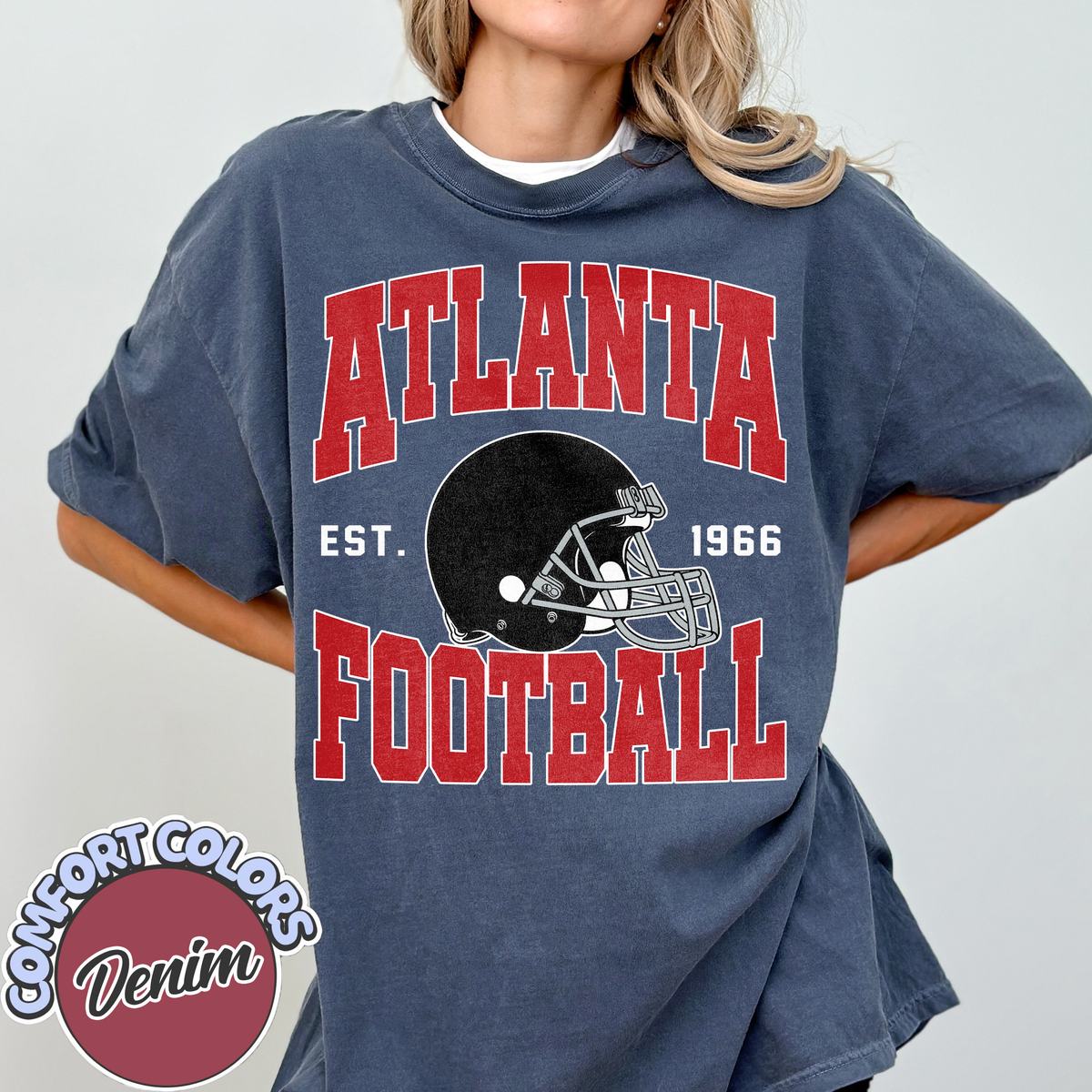 Unisex Atlanta football vintage t-shirt for men and women