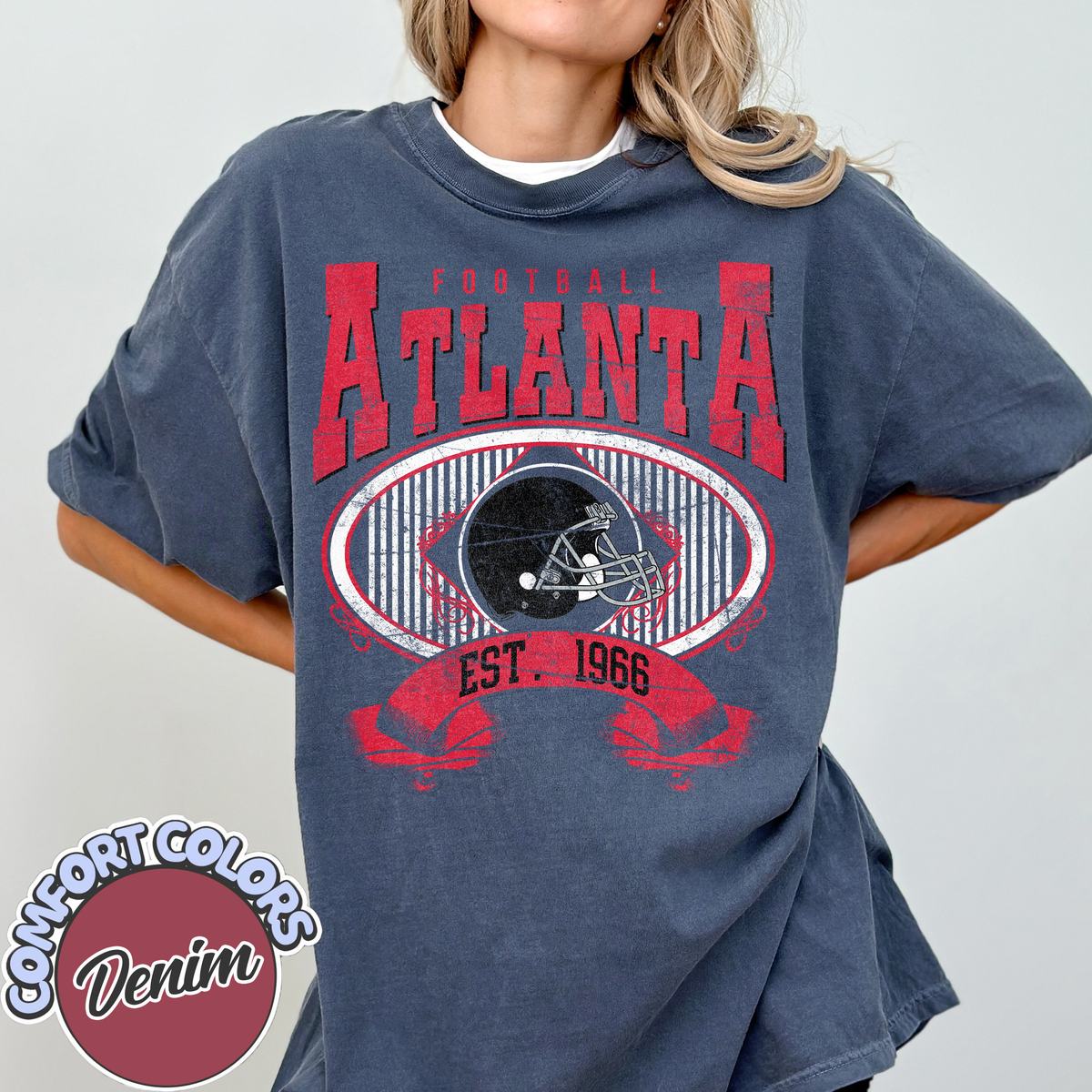 Unisex Atlanta football vintage t-shirt for men and women