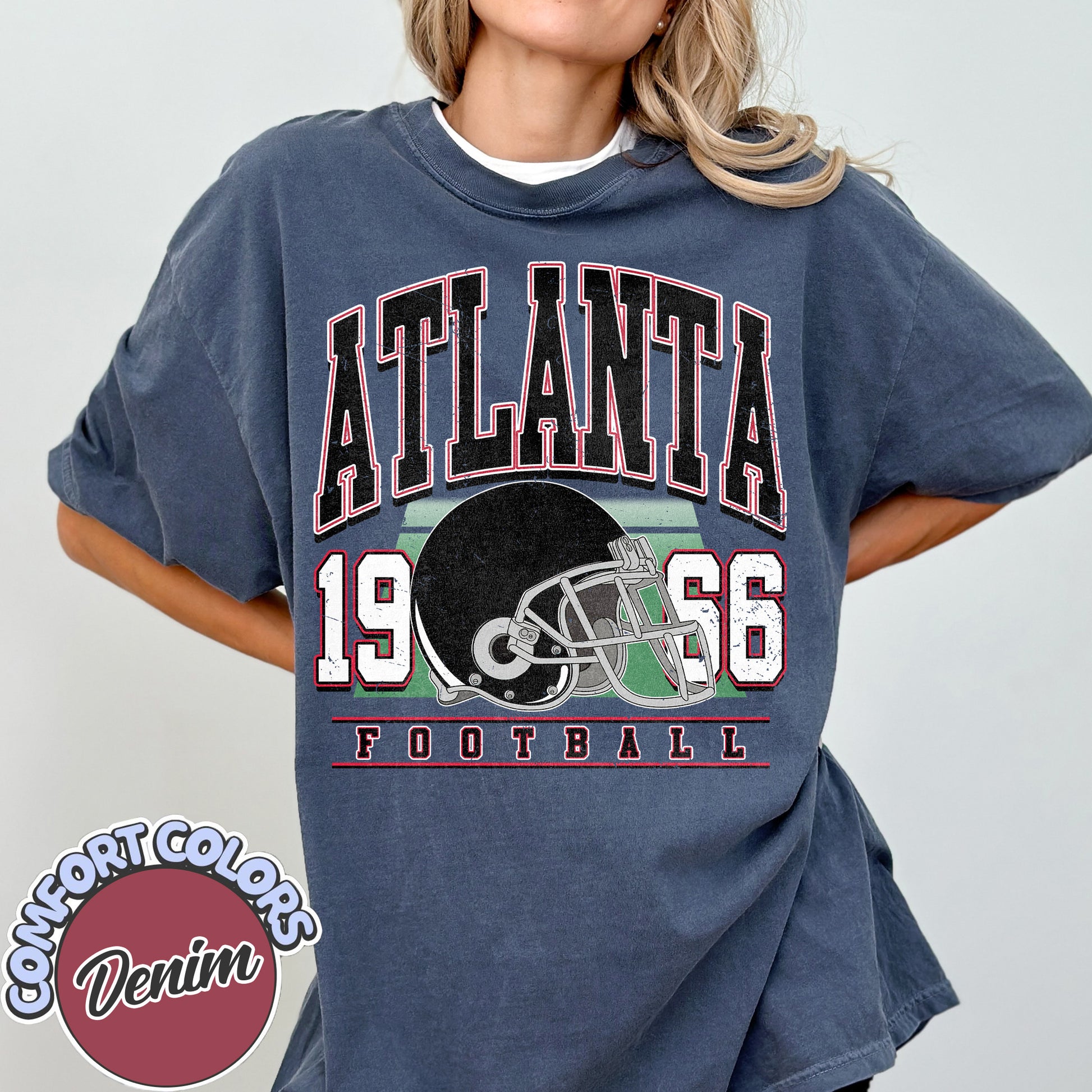 Unisex Atlanta football vintage t-shirt for men and women