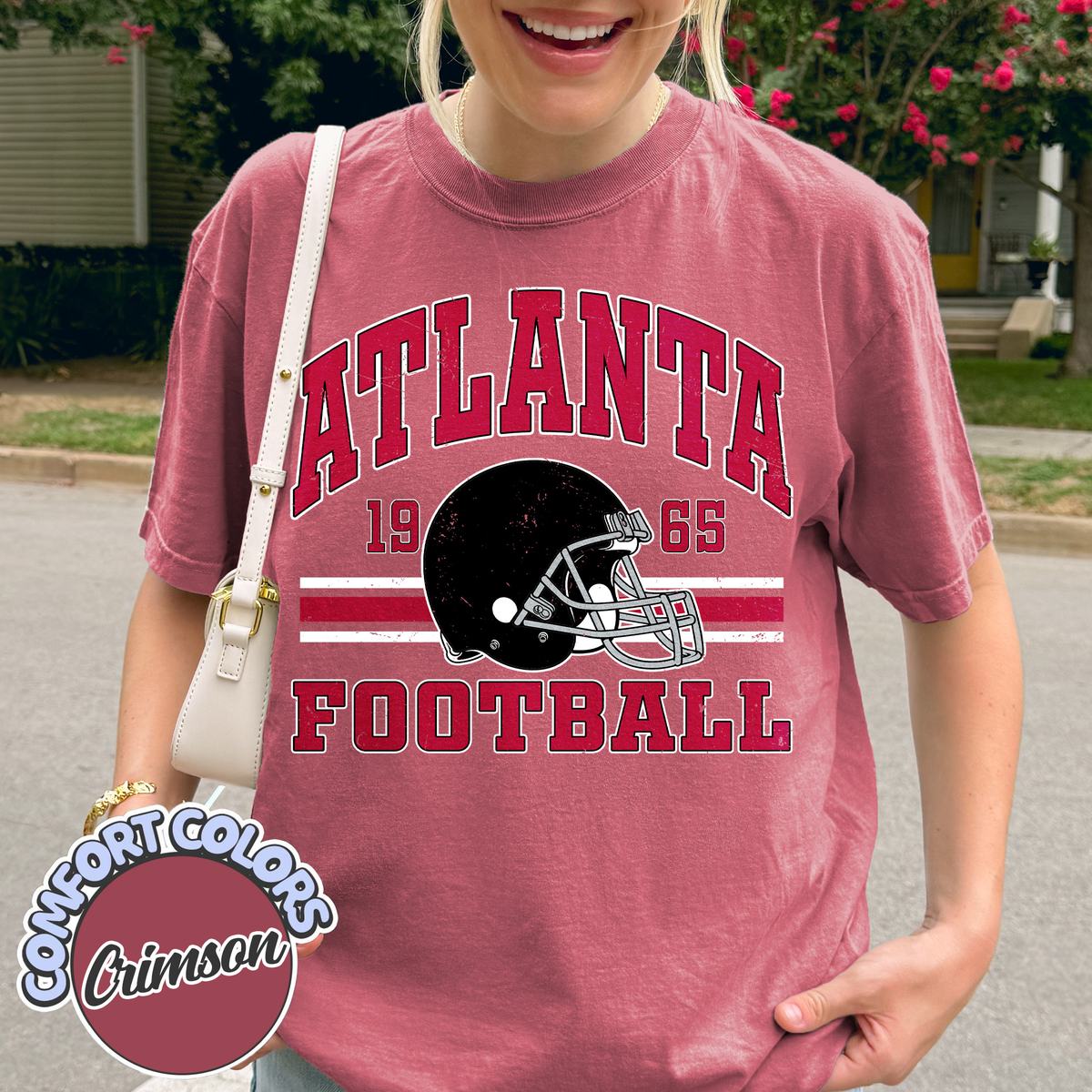 Unisex Atlanta football vintage t-shirt for men and women