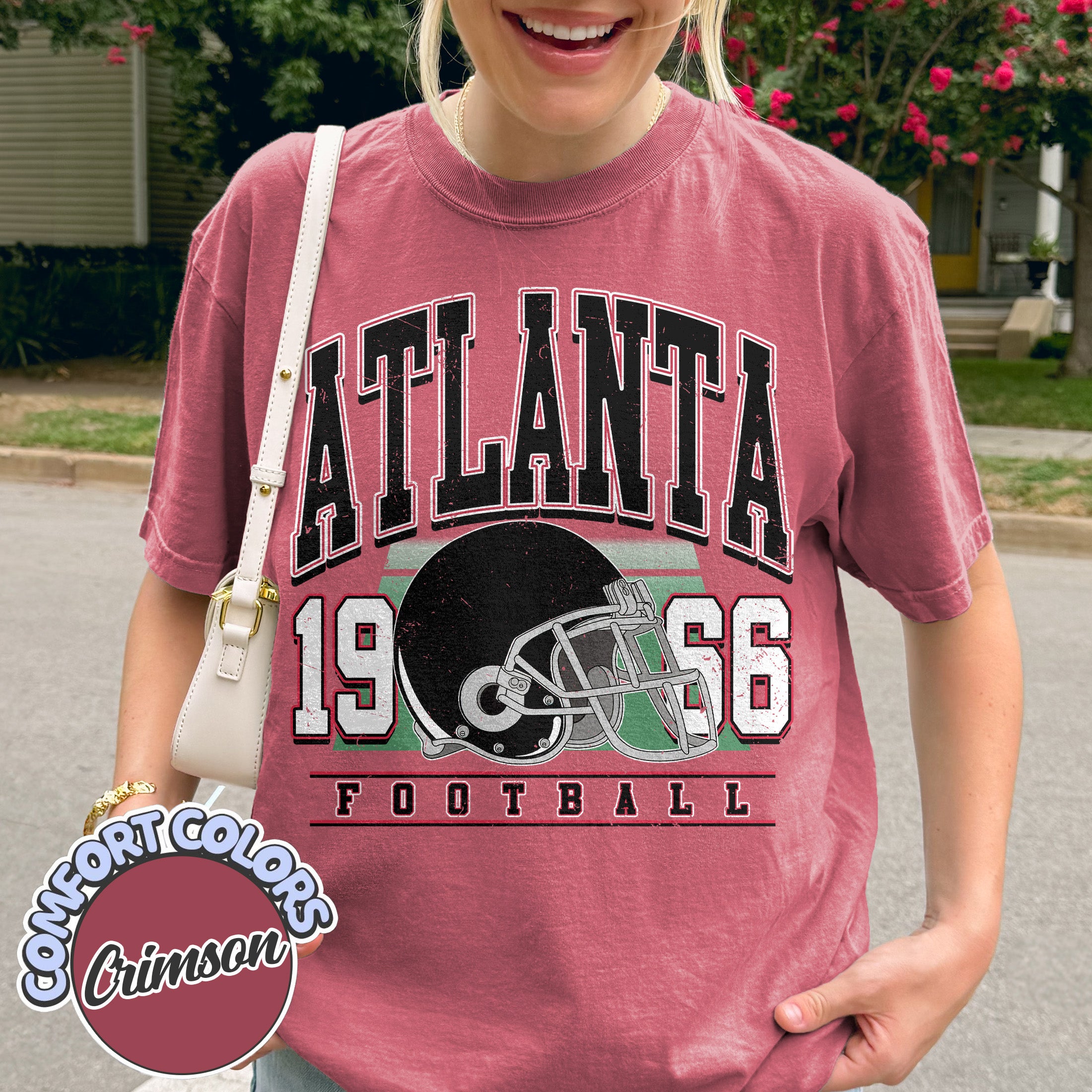 Unisex Atlanta football vintage t-shirt for men and women
