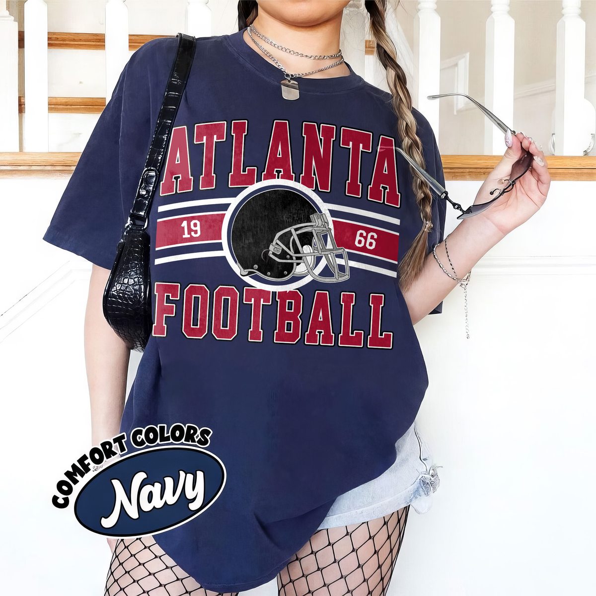 Unisex Atlanta football vintage t-shirt for men and women