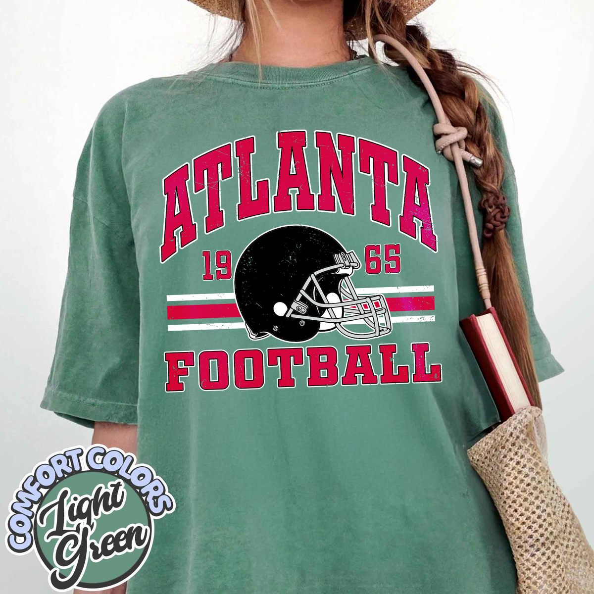 Unisex Atlanta football vintage t-shirt for men and women