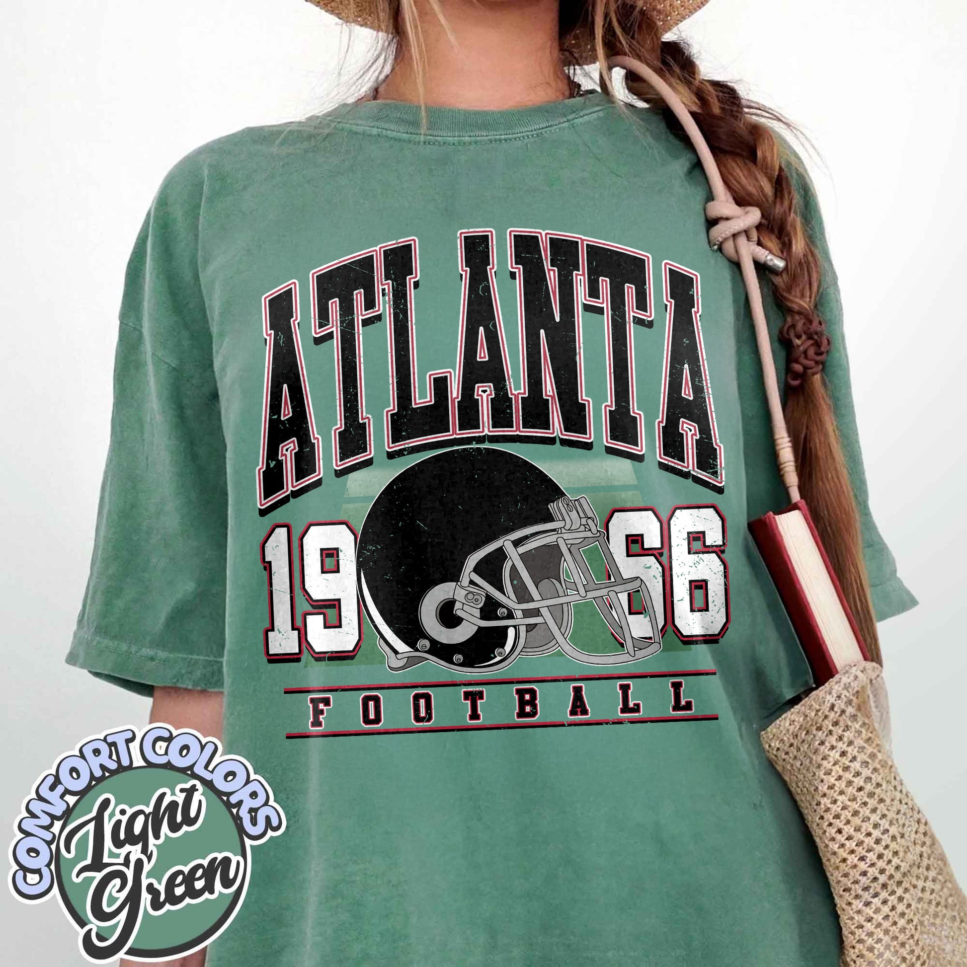 Unisex Atlanta football vintage t-shirt for men and women