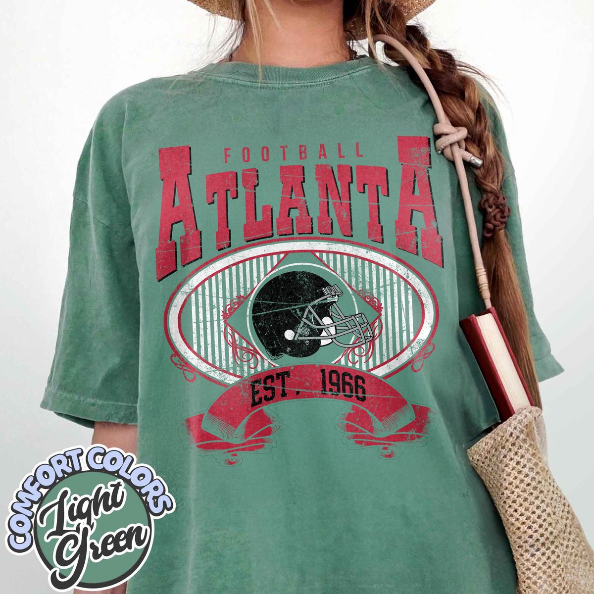 Unisex Atlanta football vintage t-shirt for men and women