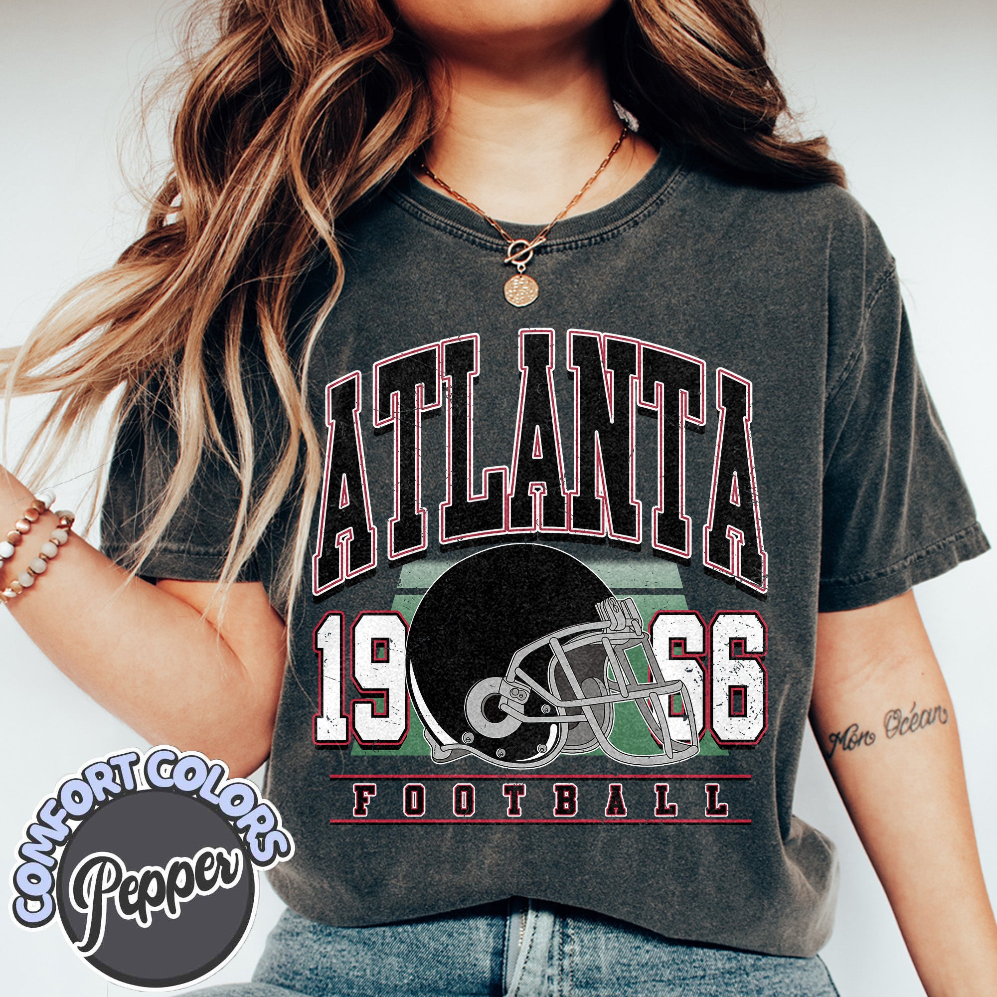 Unisex Atlanta football vintage t-shirt for men and women