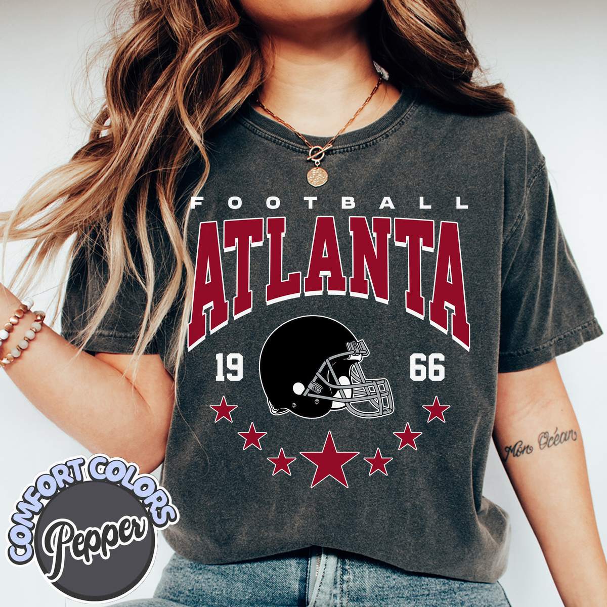 Unisex Atlanta football vintage t-shirt for men and women