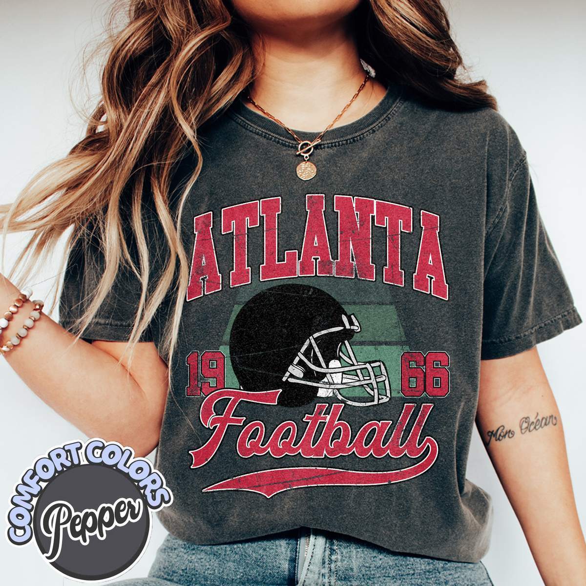 Unisex Atlanta football vintage t-shirt for men and women