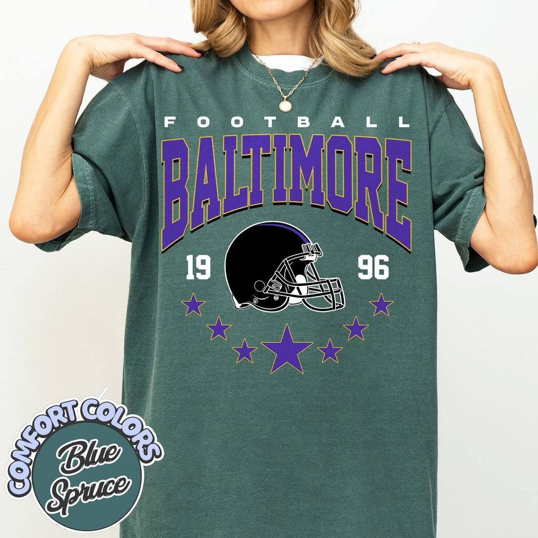Unisex Baltimore football vintage t-shirt for men and women
