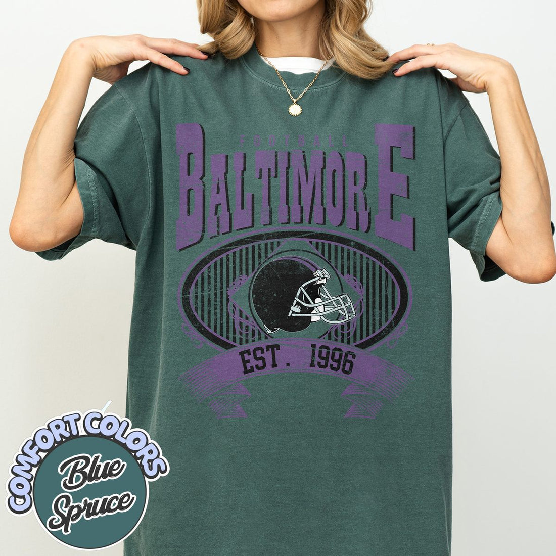 Unisex Baltimore football vintage t-shirt for men and women