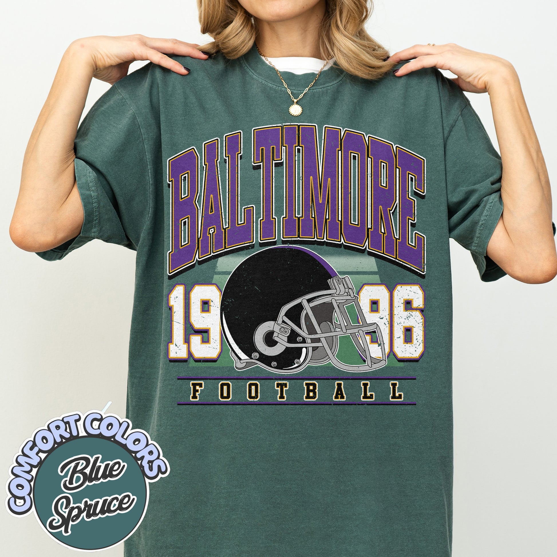 Unisex Baltimore football vintage t-shirt for men and women