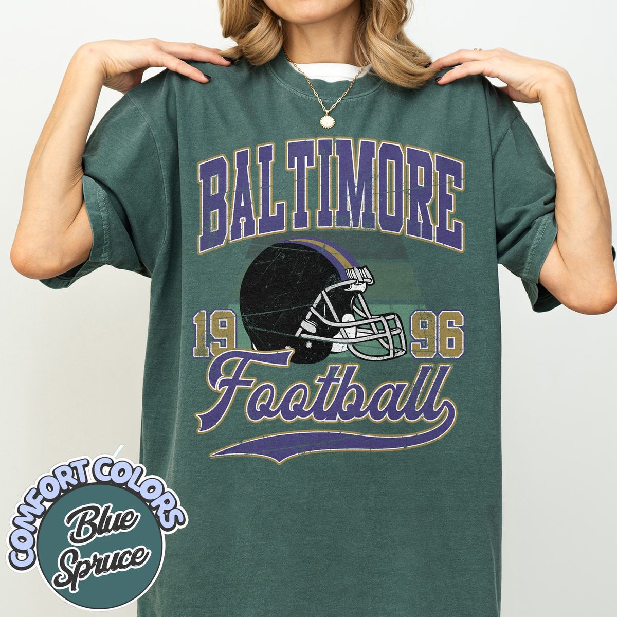 Unisex Baltimore football vintage t-shirt for men and women