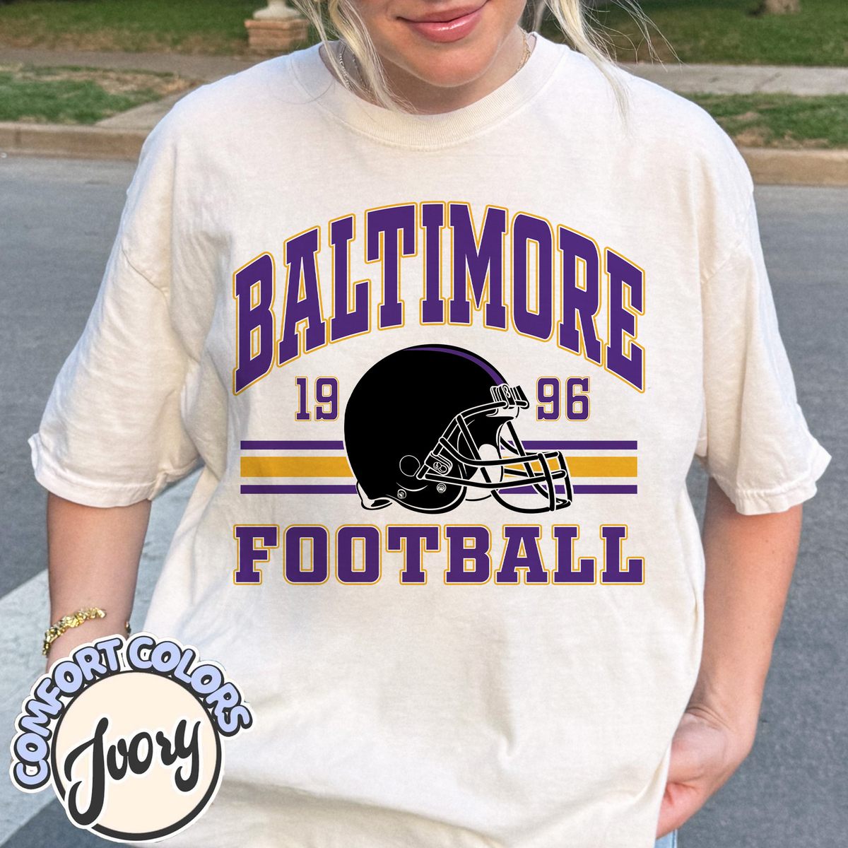 Unisex Baltimore football vintage t-shirt for men and women