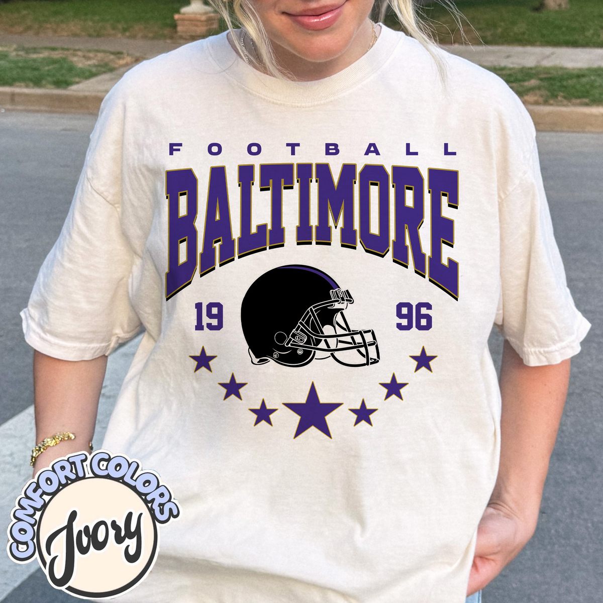 Unisex Baltimore football vintage t-shirt for men and women