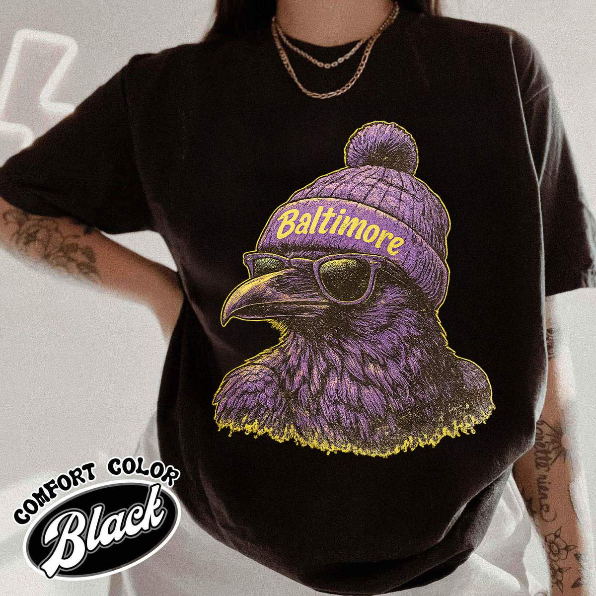 Unisex Baltimore football vintage t-shirt for men and women