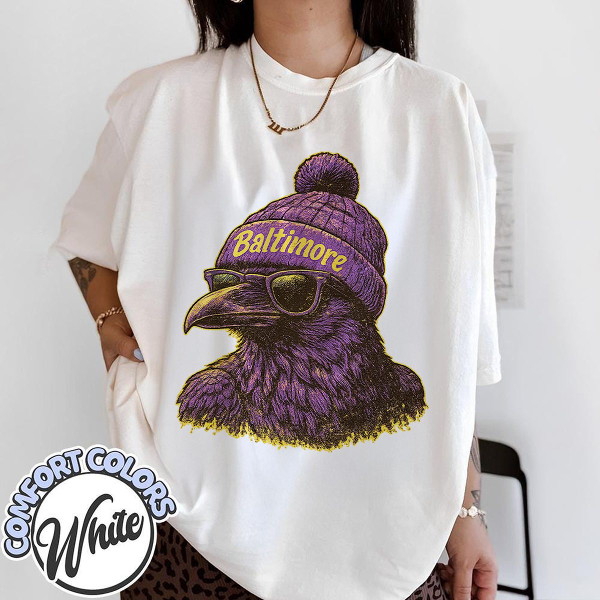 Unisex Baltimore football vintage t-shirt for men and women