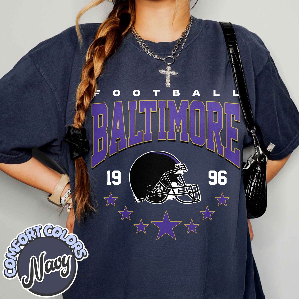 Unisex Baltimore football vintage t-shirt for men and women