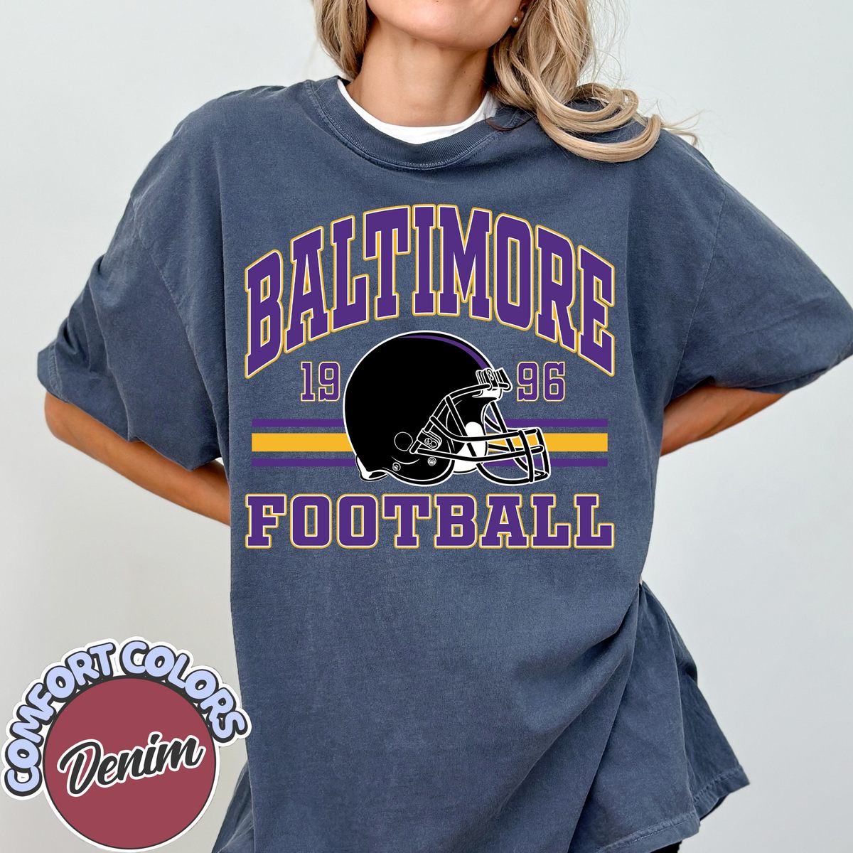 Unisex Baltimore football vintage t-shirt for men and women