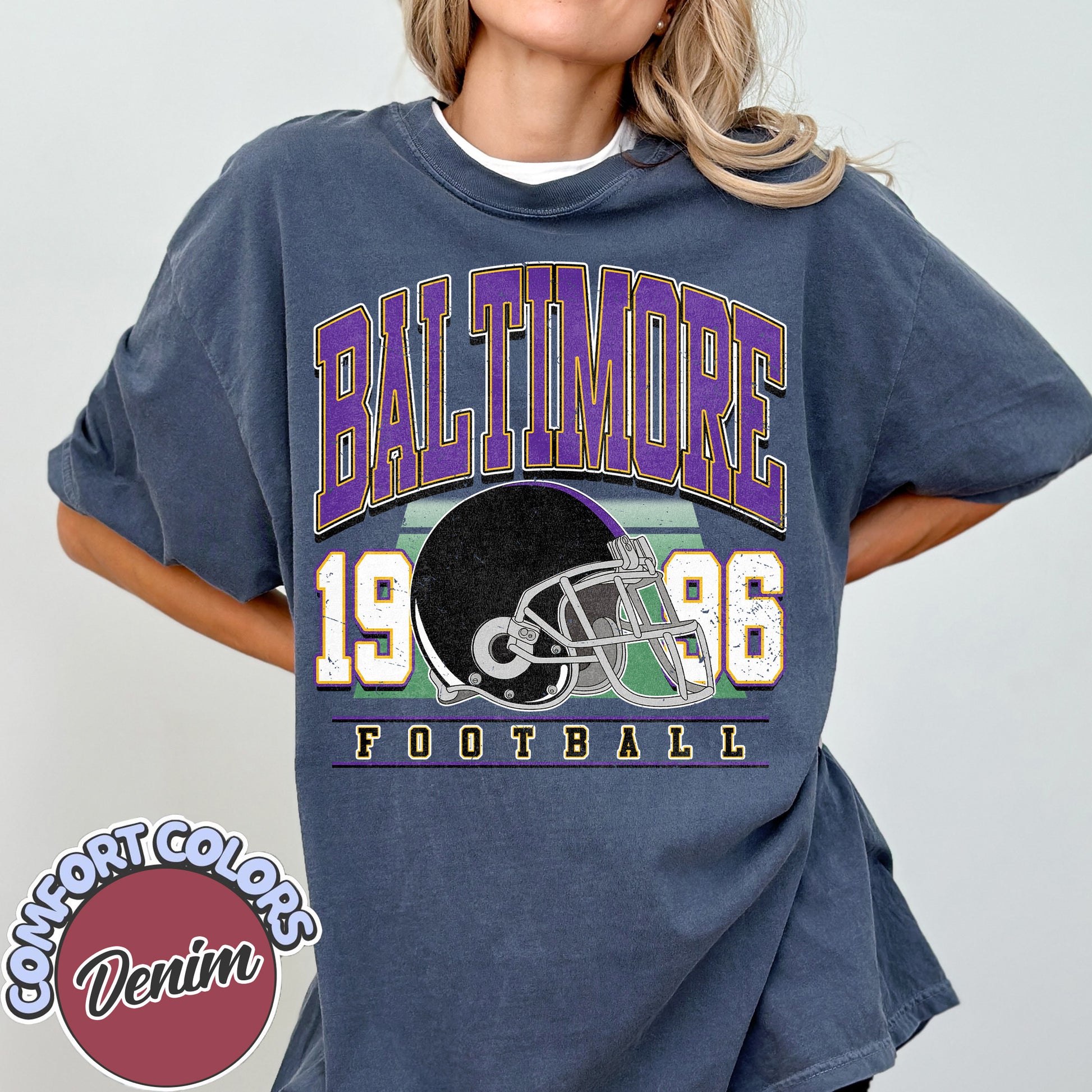 Unisex Baltimore football vintage t-shirt for men and women