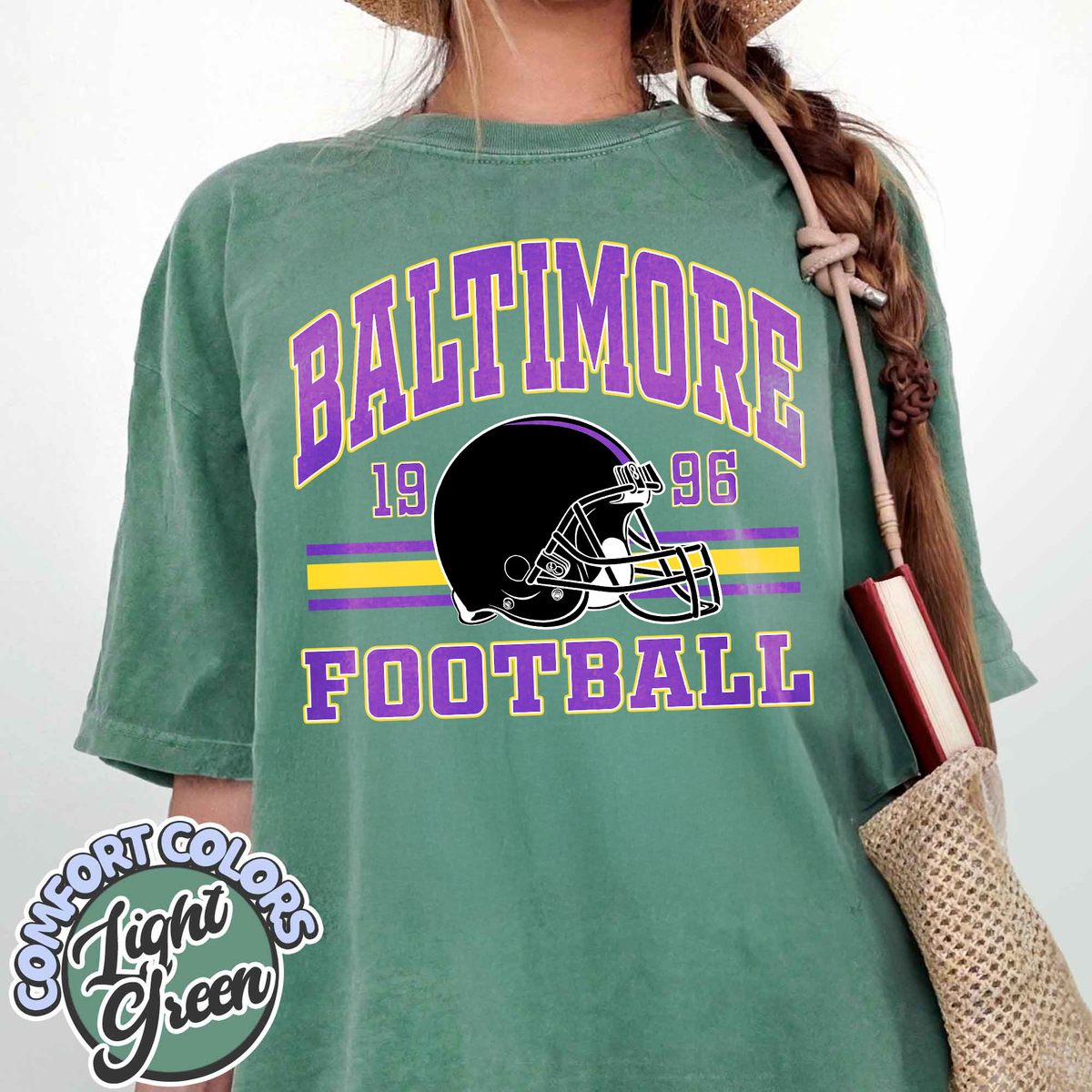 Unisex Baltimore football vintage t-shirt for men and women