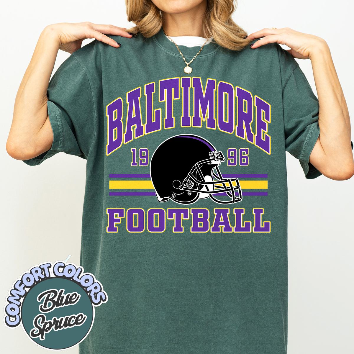 Unisex Baltimore football vintage t-shirt for men and women