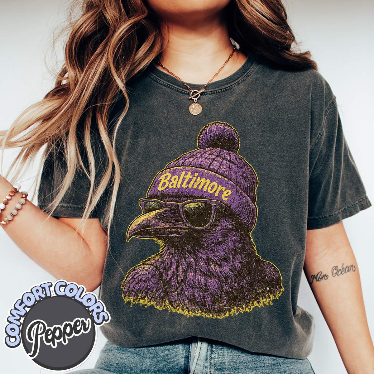 Unisex Baltimore football vintage t-shirt for men and women
