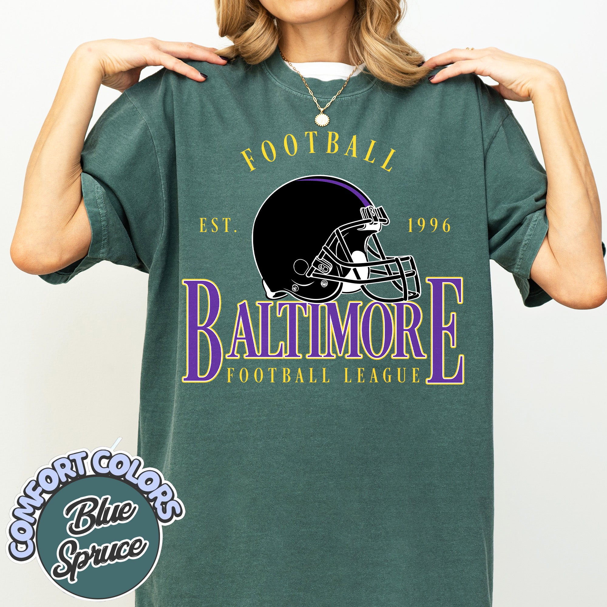 Unisex Baltimore football vintage t-shirt for men and women
