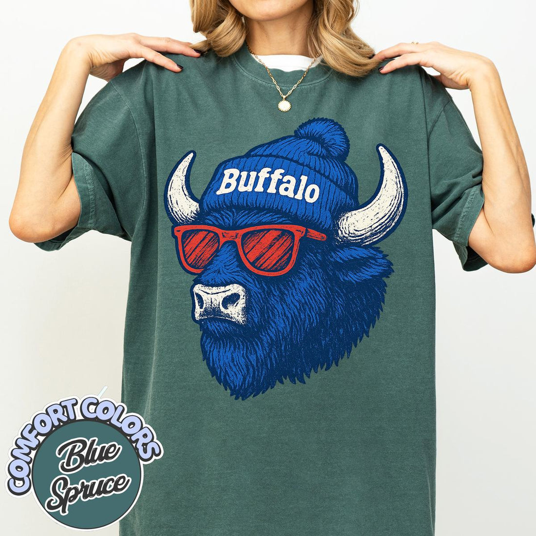Unisex Buffalo football vintage t-shirt for men and women