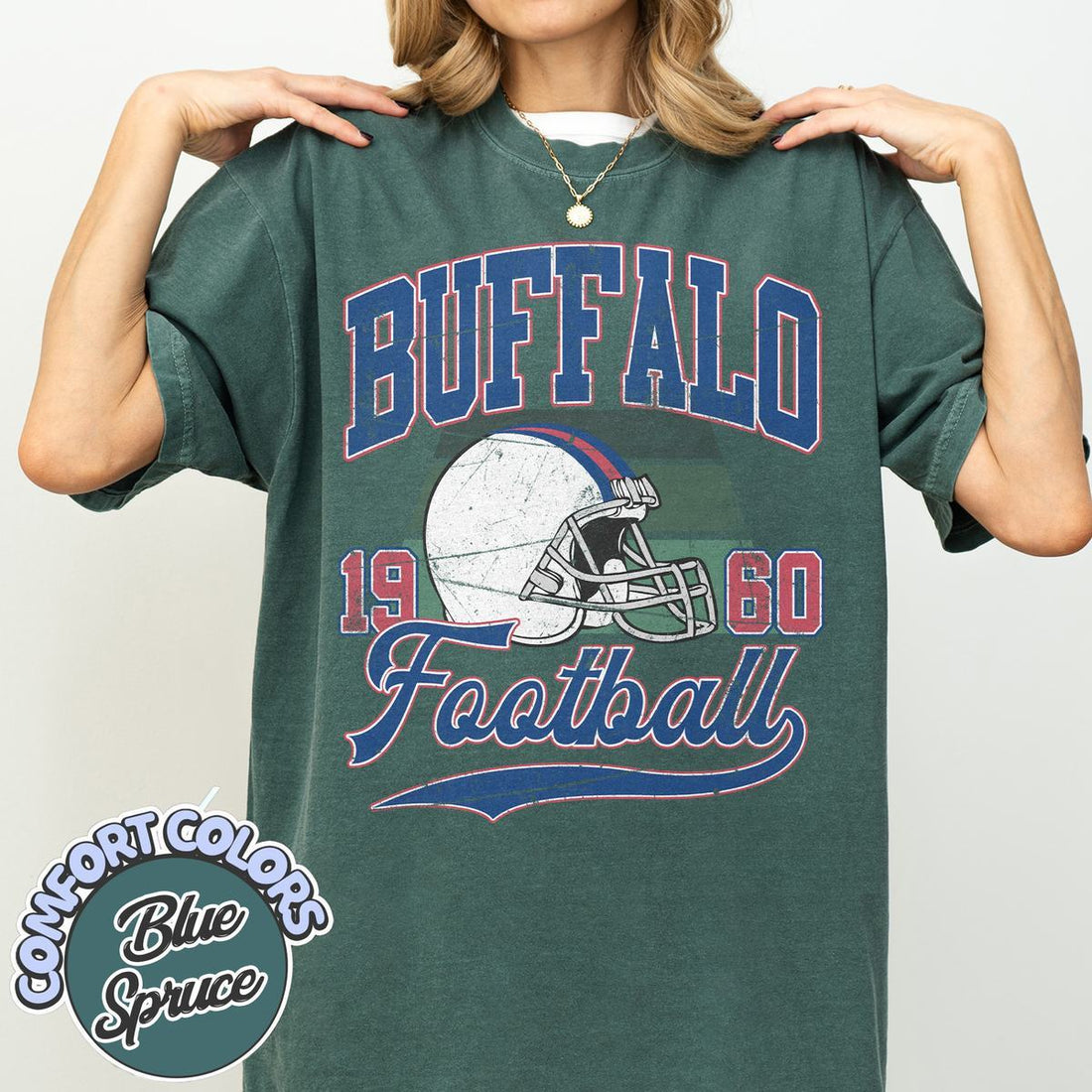 Unisex Buffalo football vintage t-shirt for men and women