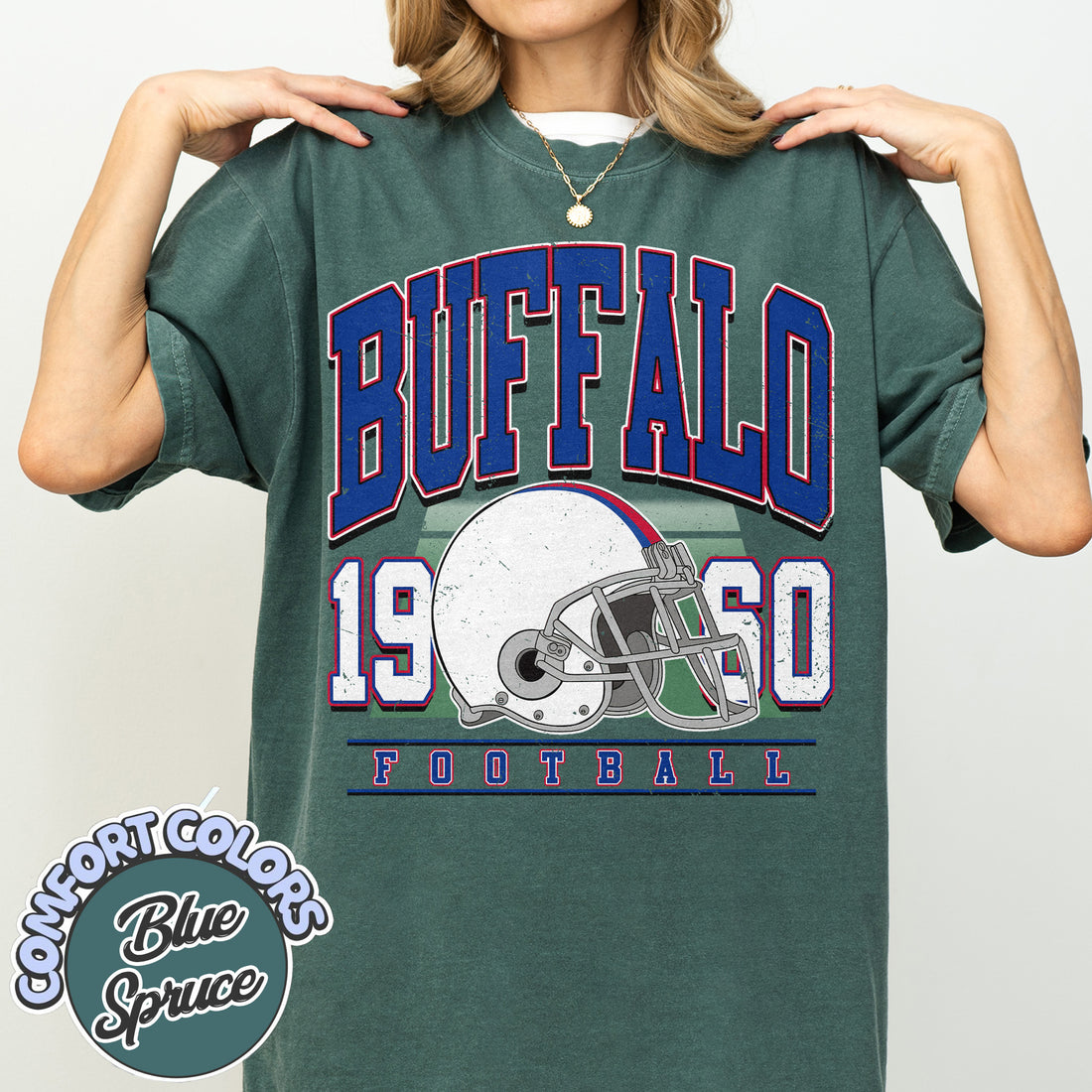 Unisex Buffalo football vintage t-shirt for men and women