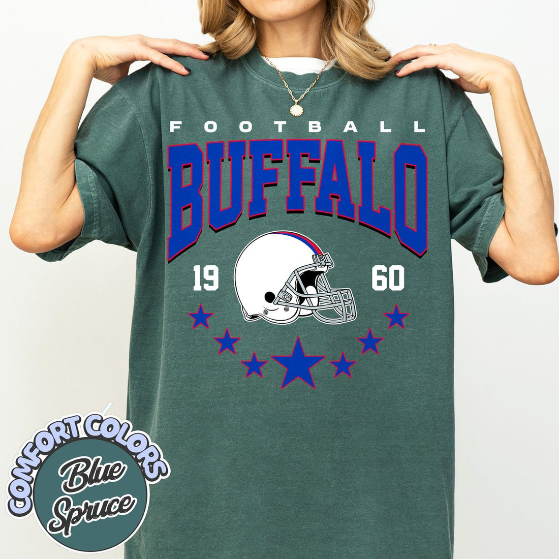 Unisex Buffalo football vintage t-shirt for men and women
