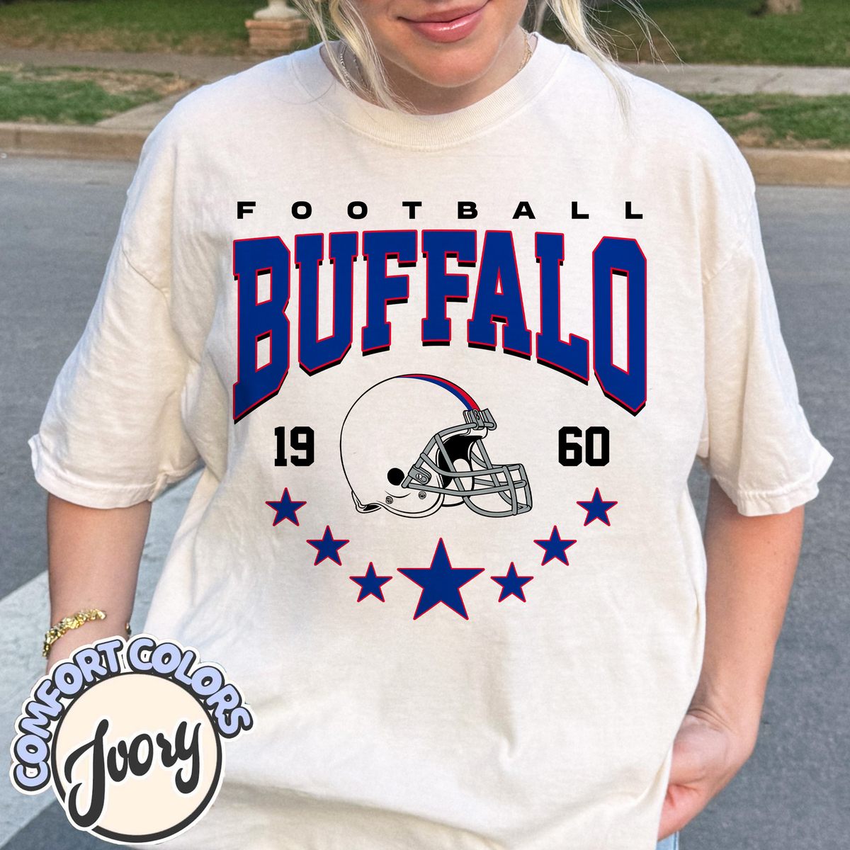 Unisex Buffalo football vintage t-shirt for men and women