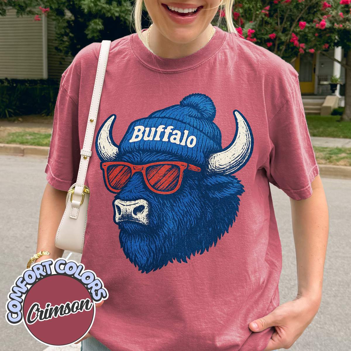 Unisex Buffalo football vintage t-shirt for men and women