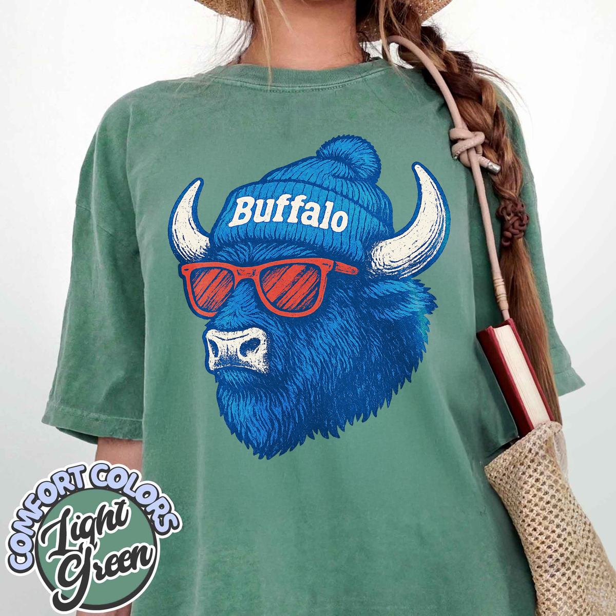 Unisex Buffalo football vintage t-shirt for men and women