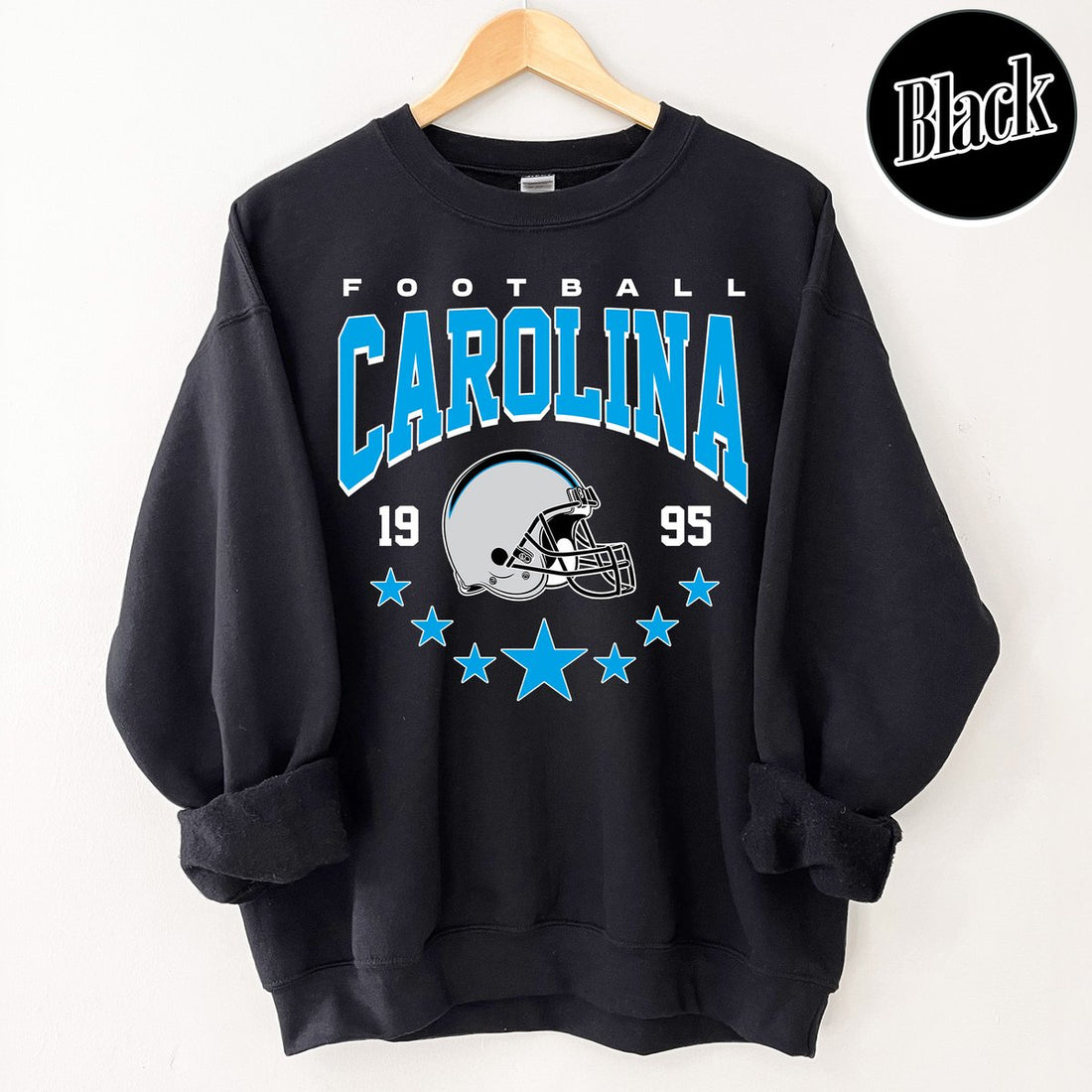 Unisex Carolina football vintage crewneck sweatshirt for men and women