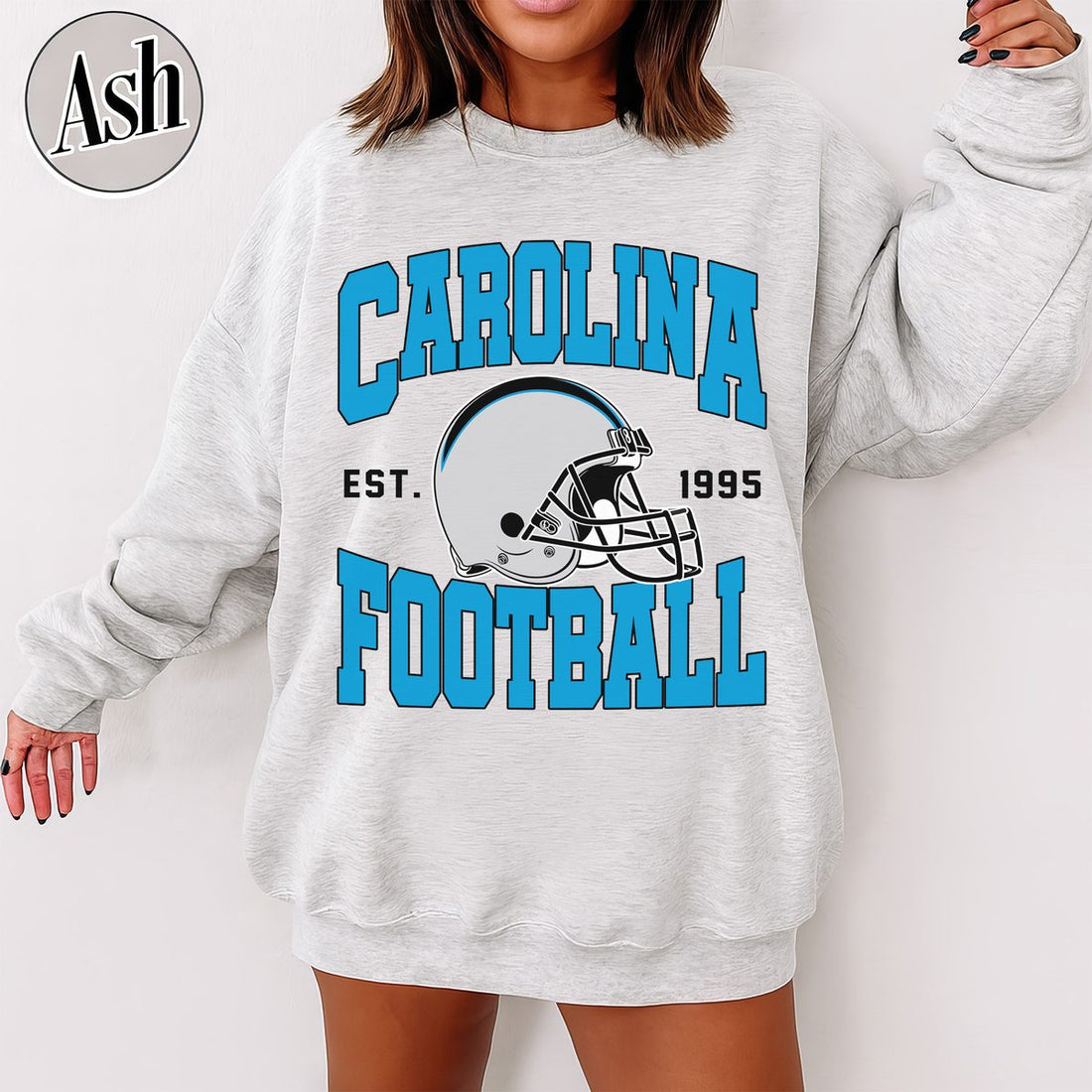 Unisex Carolina football vintage crewneck sweatshirt for men and women