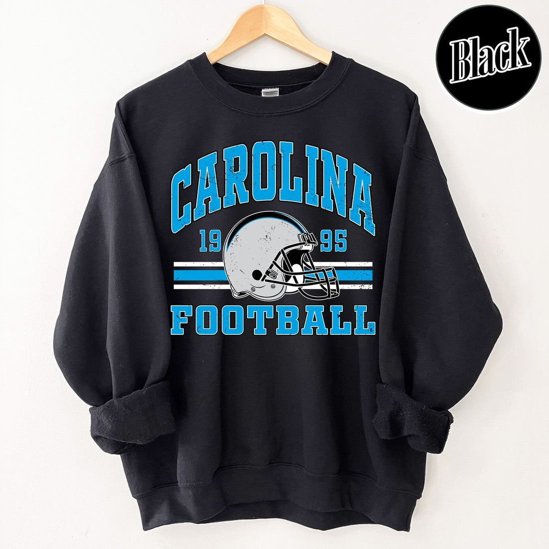Unisex Carolina football vintage crewneck sweatshirt for men and women
