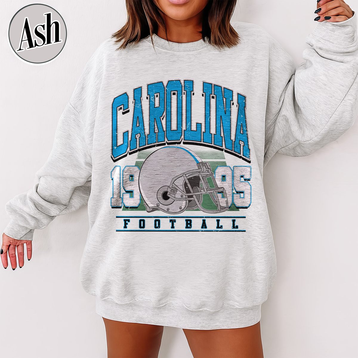 Unisex Carolina football vintage crewneck sweatshirt for men and women