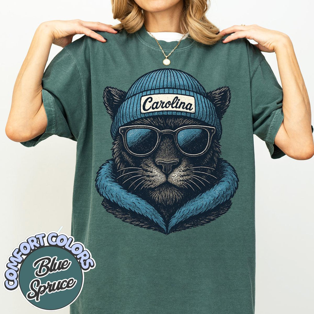 Unisex Carolina football vintage t-shirt for men and women