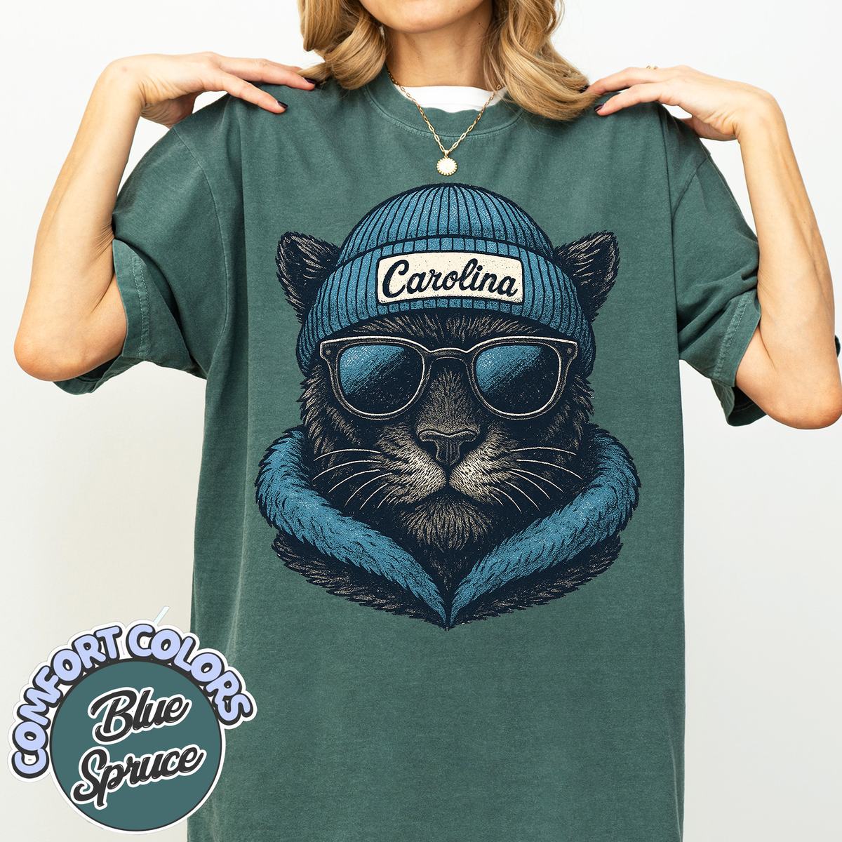 Unisex Carolina football vintage t-shirt for men and women