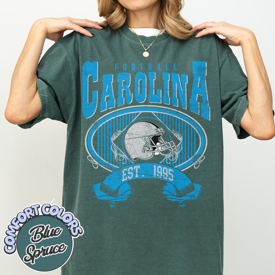Unisex Carolina football vintage t-shirt for men and women