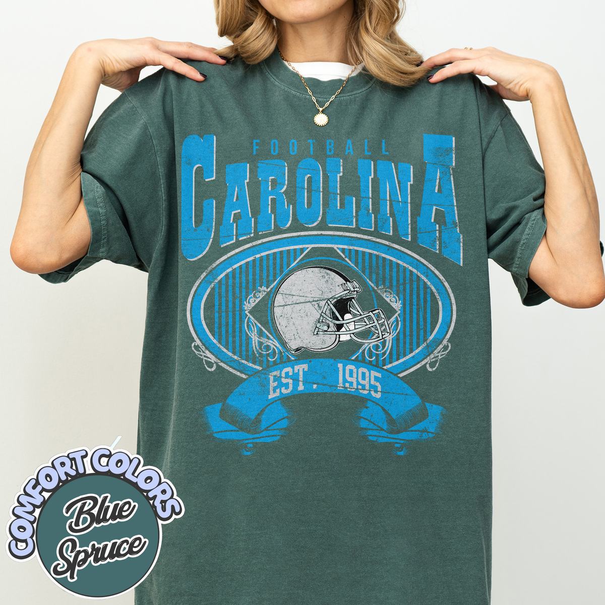 Unisex Carolina football vintage t-shirt for men and women