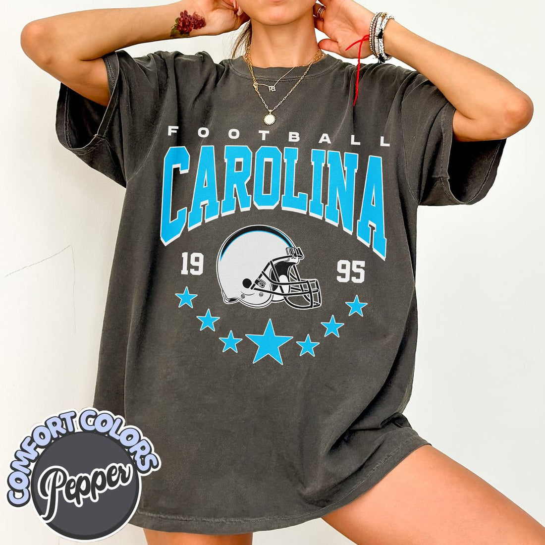 Unisex Carolina football vintage t-shirt for men and women