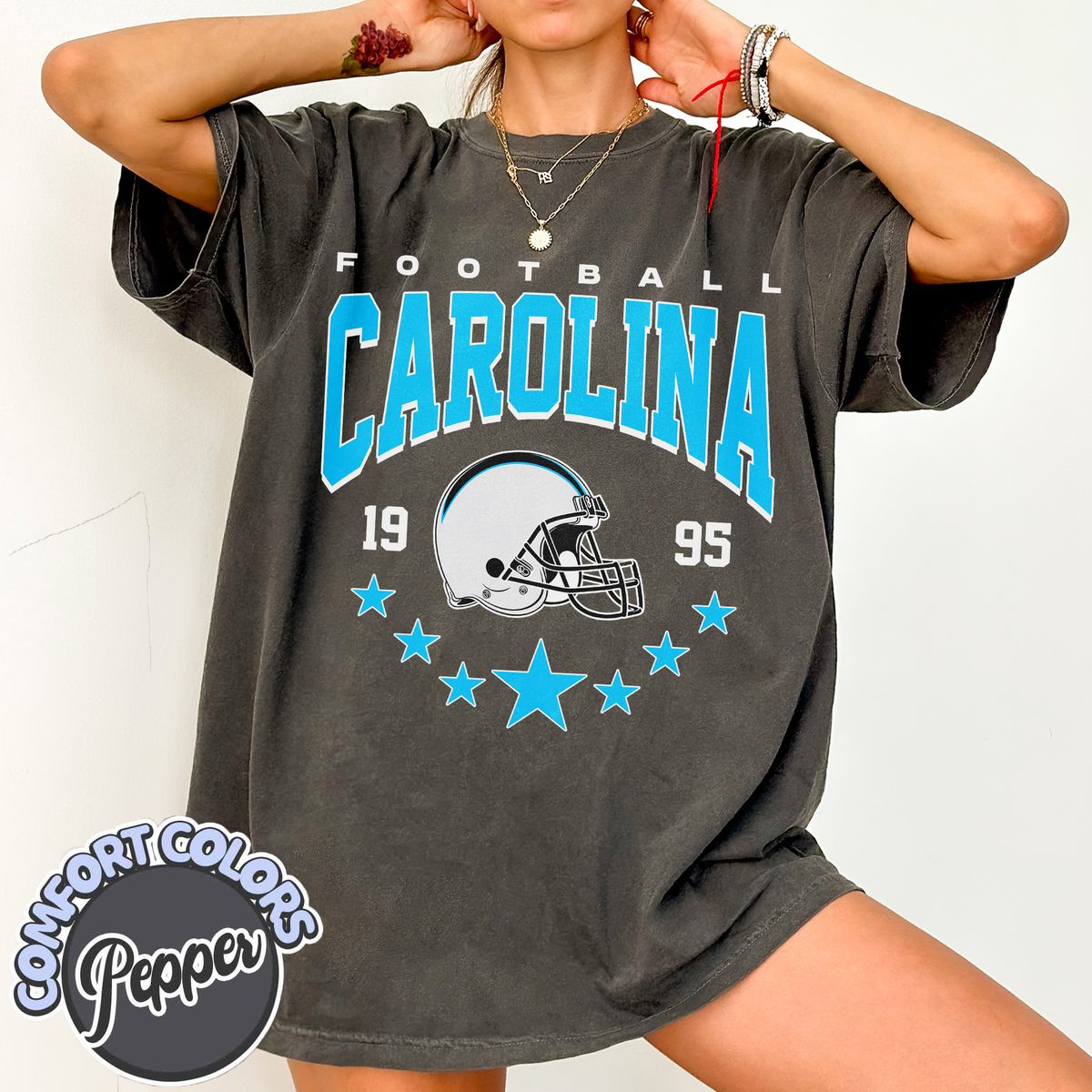 Unisex Carolina football vintage t-shirt for men and women