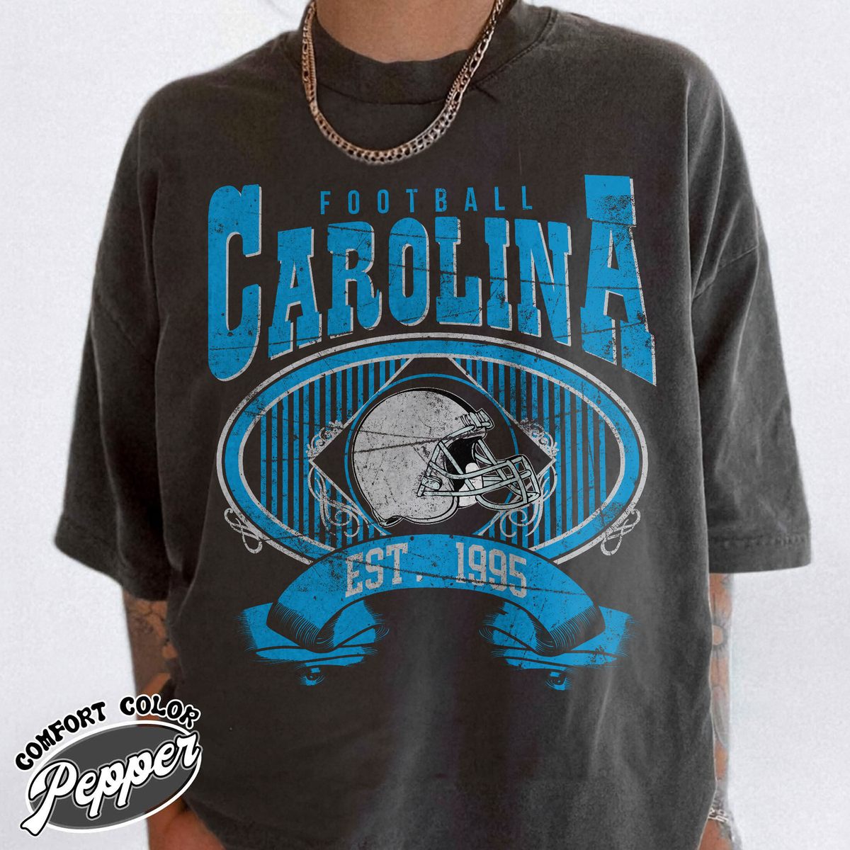 Unisex Carolina football vintage t-shirt for men and women