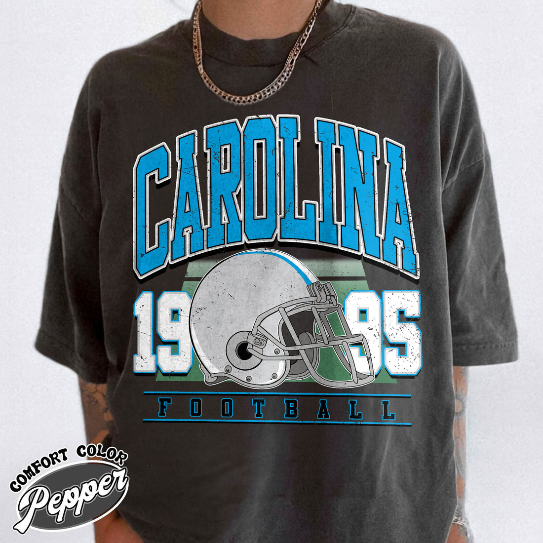 Unisex Carolina football vintage t-shirt for men and women