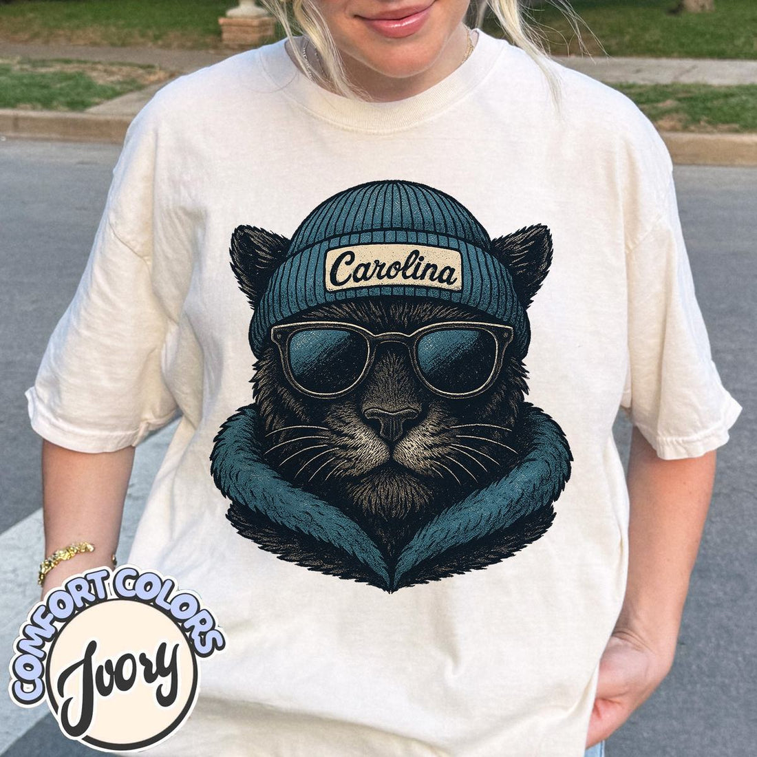 Unisex Carolina football vintage t-shirt for men and women