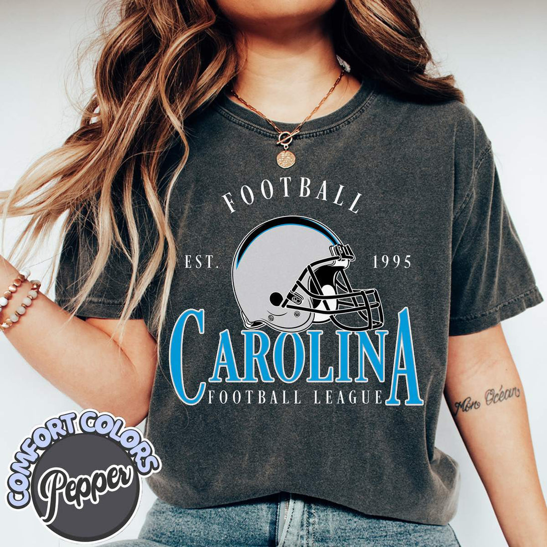 Unisex Carolina football vintage t-shirt for men and women